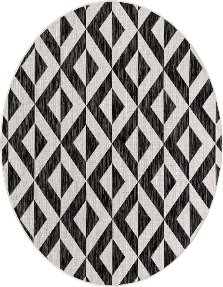 Detail image of 6' 7 x 6' 7 Easy-Clean Jill Zarin Napa Indoor / Outdoor Round Rug