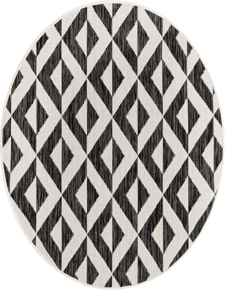 Detail image of 4' x 4' Easy-Clean Jill Zarin Napa Indoor / Outdoor Round Rug