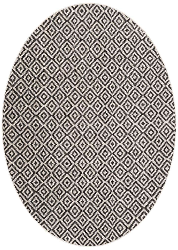 6' 7 x 6' 7 Easy-Clean Jill Zarin Costa Rica Indoor / Outdoor Round Rug