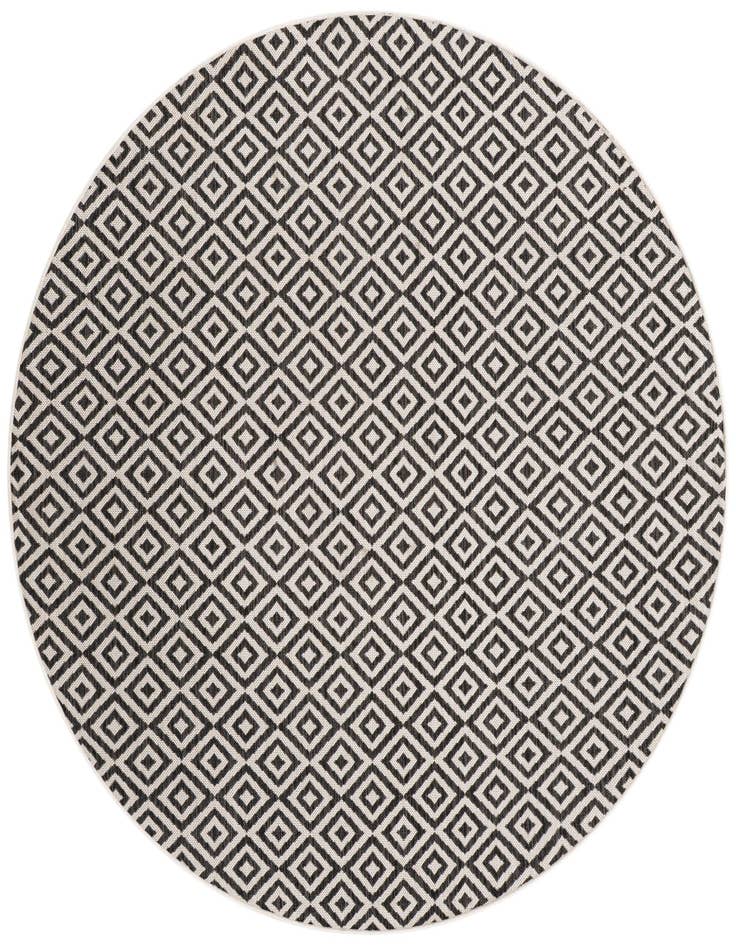 Detail image of 6' 7 x 6' 7 Easy-Clean Jill Zarin Costa Rica Indoor / Outdoor Round Rug