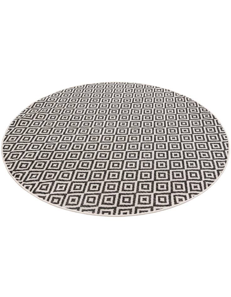 Detail image of 6' 7 x 6' 7  Washable Jill Zarin Costa Rica Indoor / Outdoor Round Rug