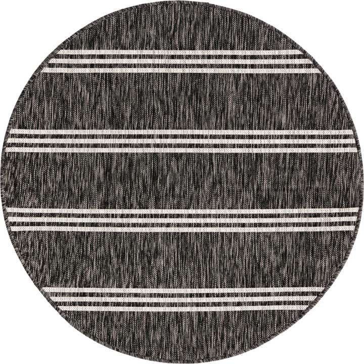 4' x 4' Easy-Clean Jill Zarin Anguilla Indoor / Outdoor Round Rug