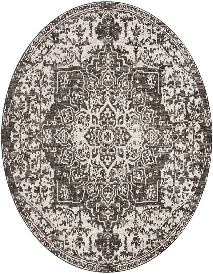 Detail image of 10' 8 x 10' 8 Easy-Clean Jill Zarin Dubai Indoor / Outdoor Round Rug