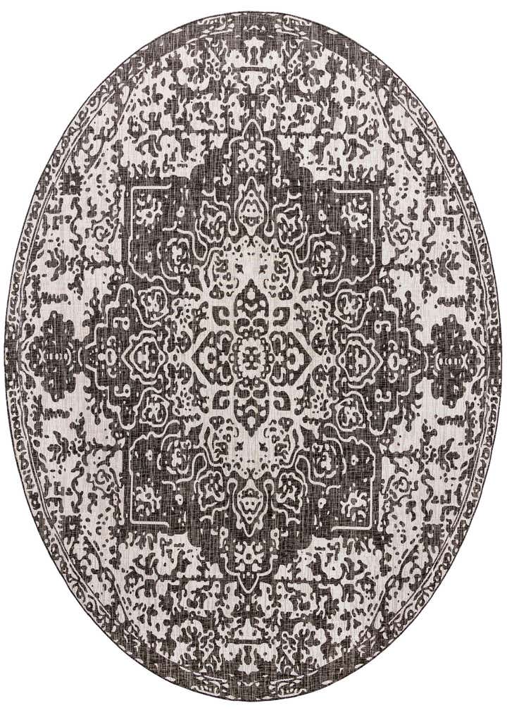 13' x 13' Easy-Clean Jill Zarin Dubai Indoor / Outdoor Round Rug