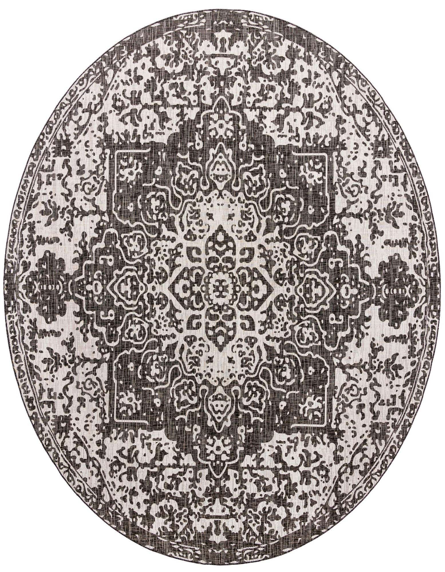 13' x 13' Easy-Clean Jill Zarin Dubai Indoor / Outdoor Round Rug