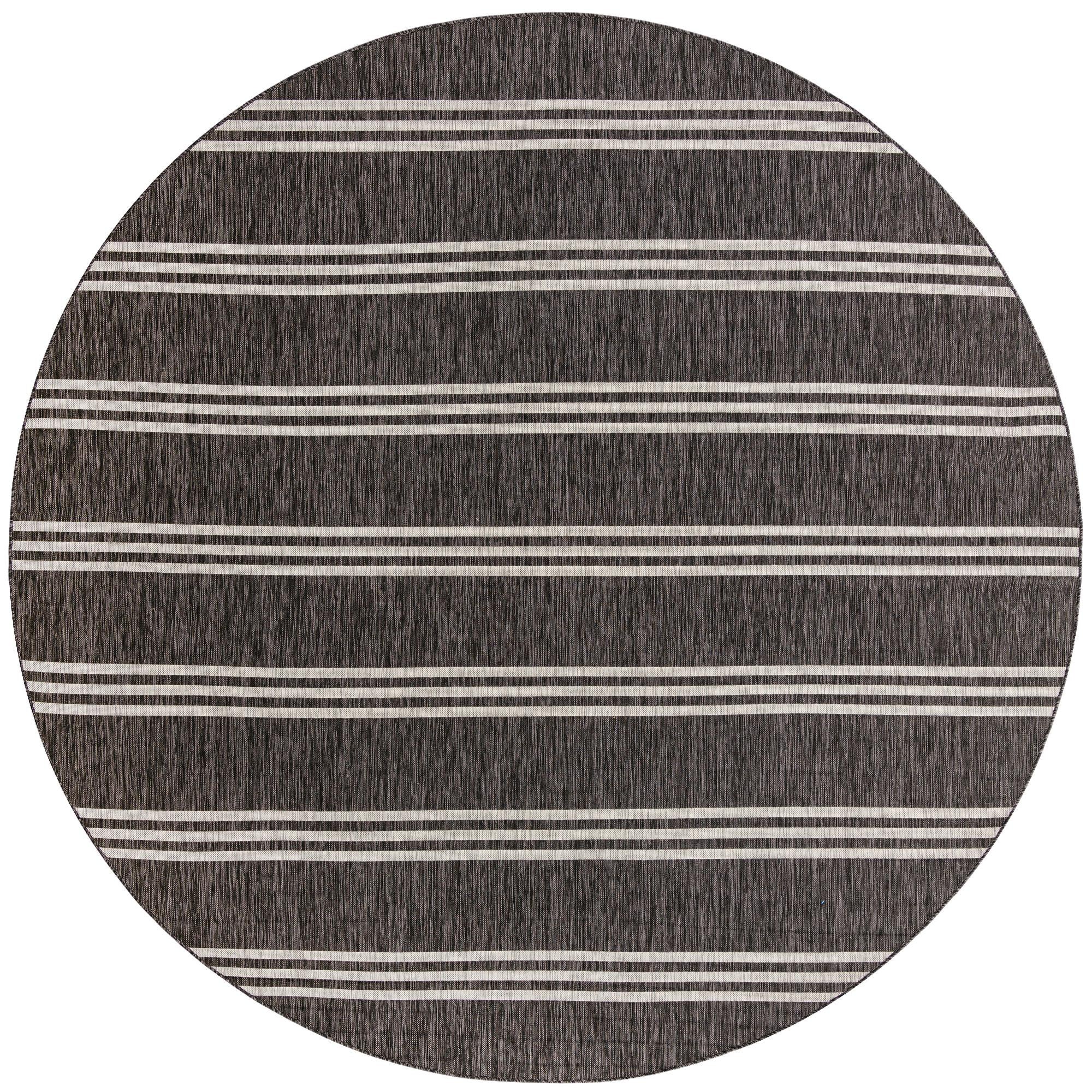 10' 8 x 10' 8 Easy-Clean Jill Zarin Anguilla Indoor / Outdoor Round Rug