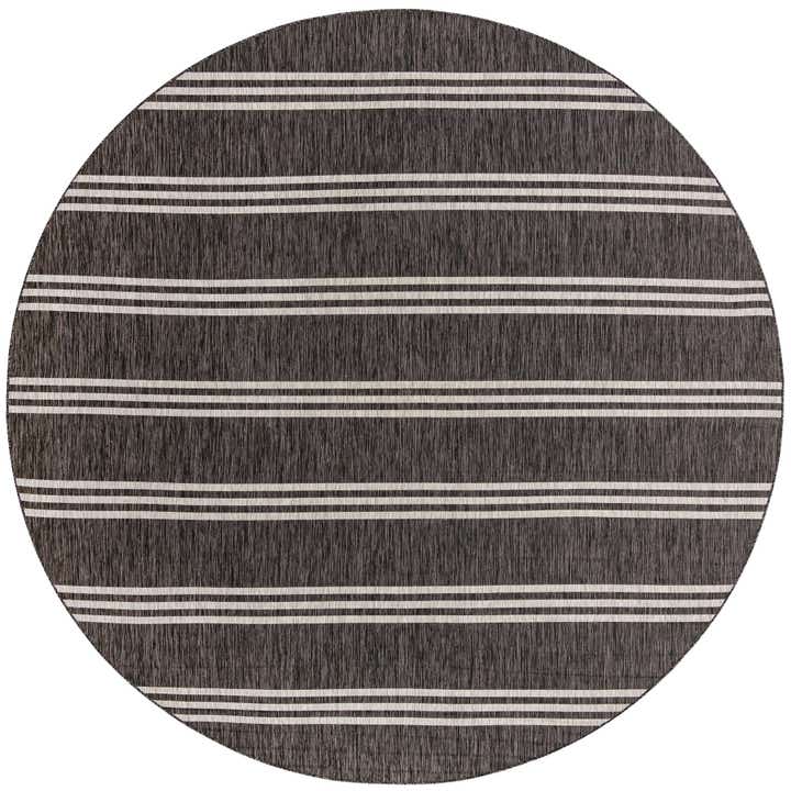 10' 8 x 10' 8 Easy-Clean Jill Zarin Anguilla Indoor / Outdoor Round Rug