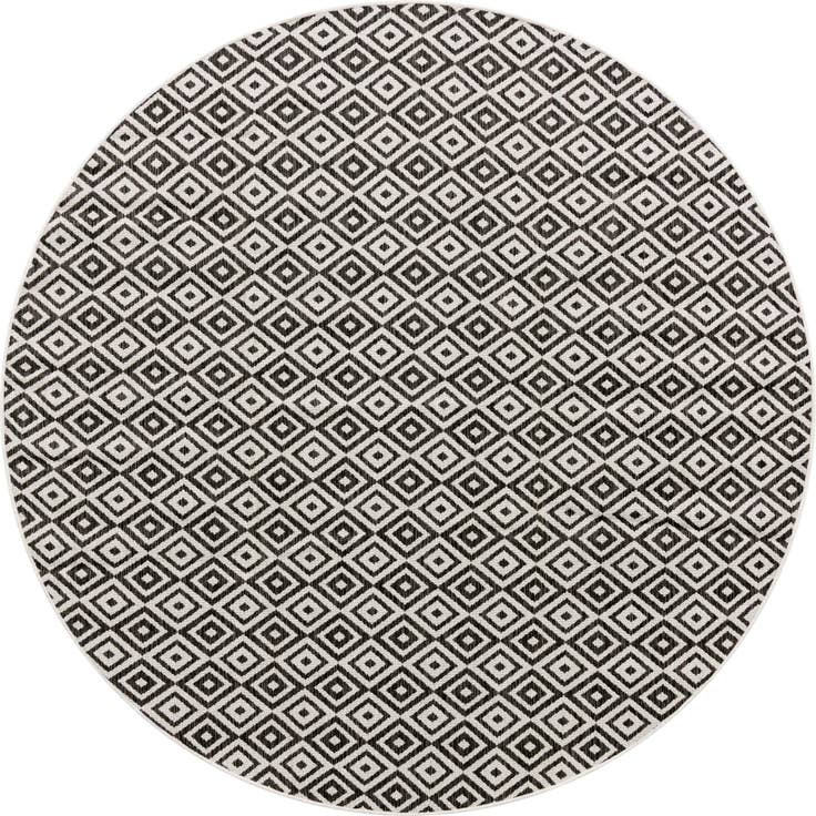Detail image of 7' 10 x 7' 10 Easy-Clean Jill Zarin Costa Rica Indoor / Outdoor Round Rug