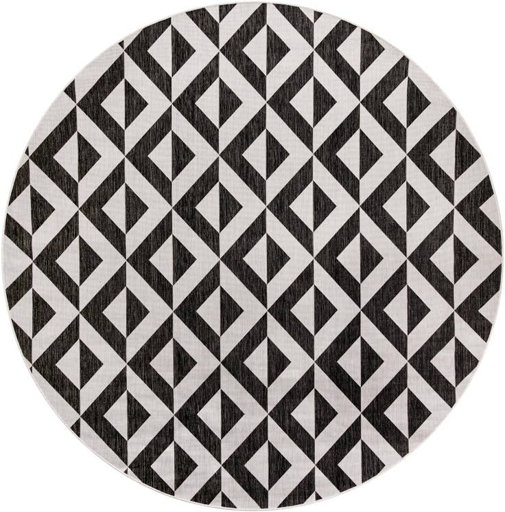Detail image of 10' x 10' Easy-Clean Jill Zarin Napa Indoor / Outdoor Round Rug