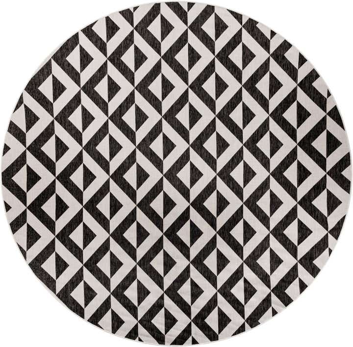 12' x 12' Easy-Clean Jill Zarin Napa Indoor / Outdoor Round Rug