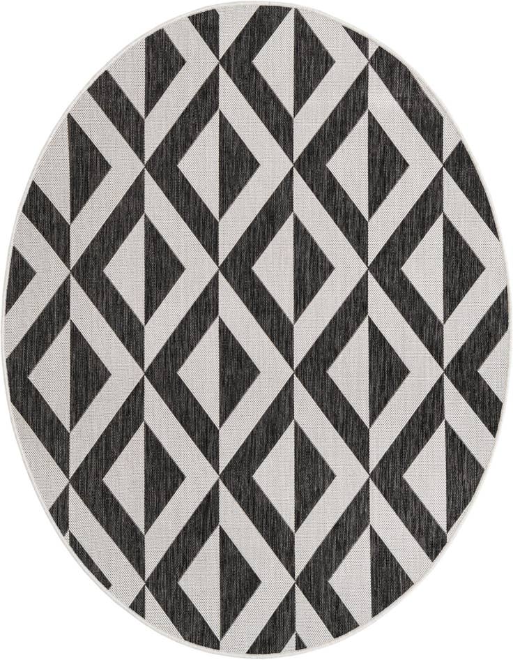 Detail image of 5' 3 x 5' 3 Easy-Clean Jill Zarin Napa Indoor / Outdoor Round Rug