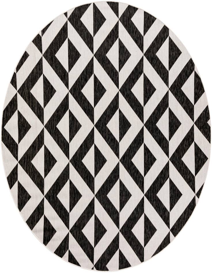 Detail image of 7' 10 x 7' 10 Easy-Clean Jill Zarin Napa Indoor / Outdoor Round Rug