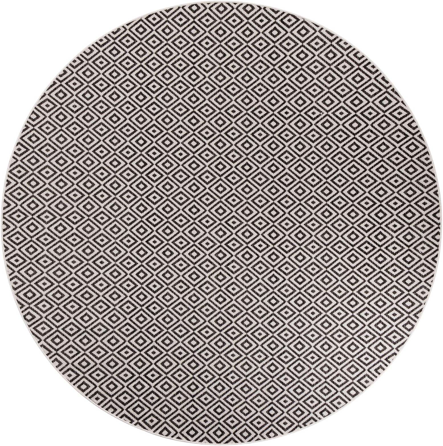 10' x 10' Easy-Clean Jill Zarin Costa Rica Indoor / Outdoor Round Rug