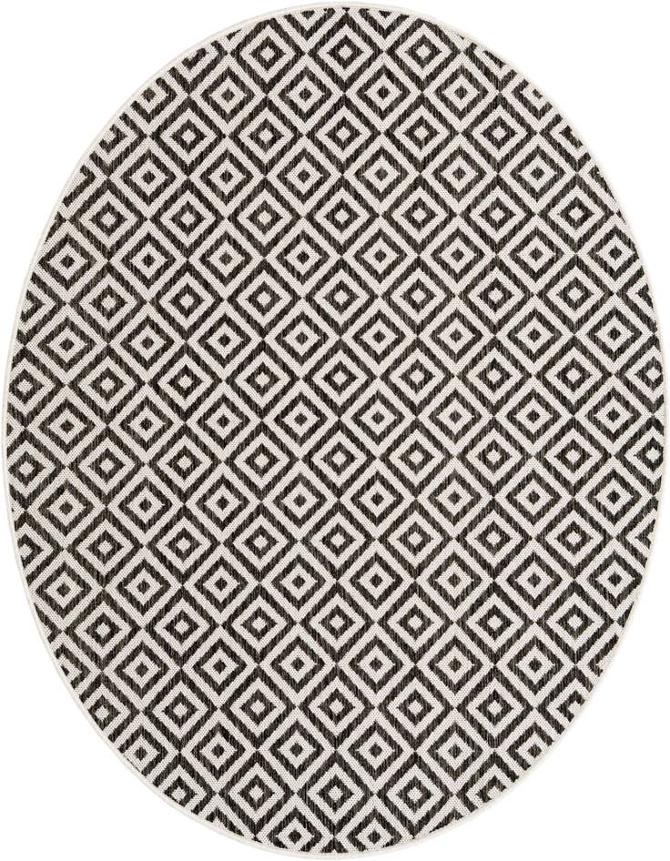 Detail image of 5' 3 x 5' 3 Easy-Clean Jill Zarin Costa Rica Indoor / Outdoor Round Rug