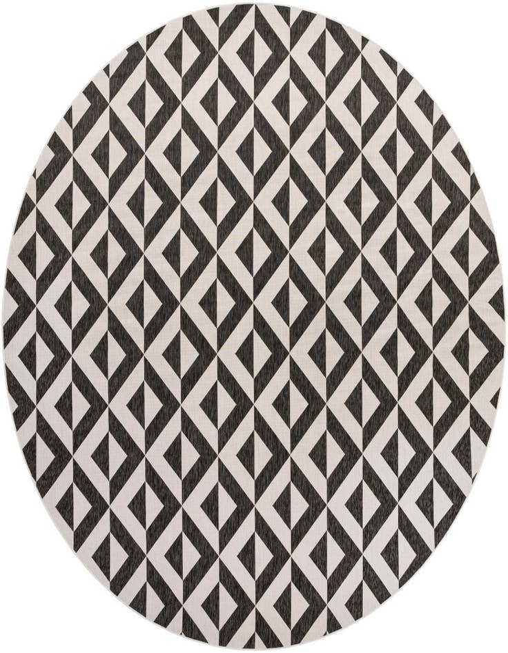 Detail image of 13' x 13' Easy-Clean Jill Zarin Indoor / Outdoor Round Rug