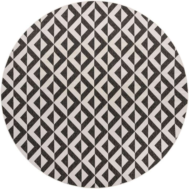 13' x 13' Easy-Clean Jill Zarin Indoor / Outdoor Round Rug