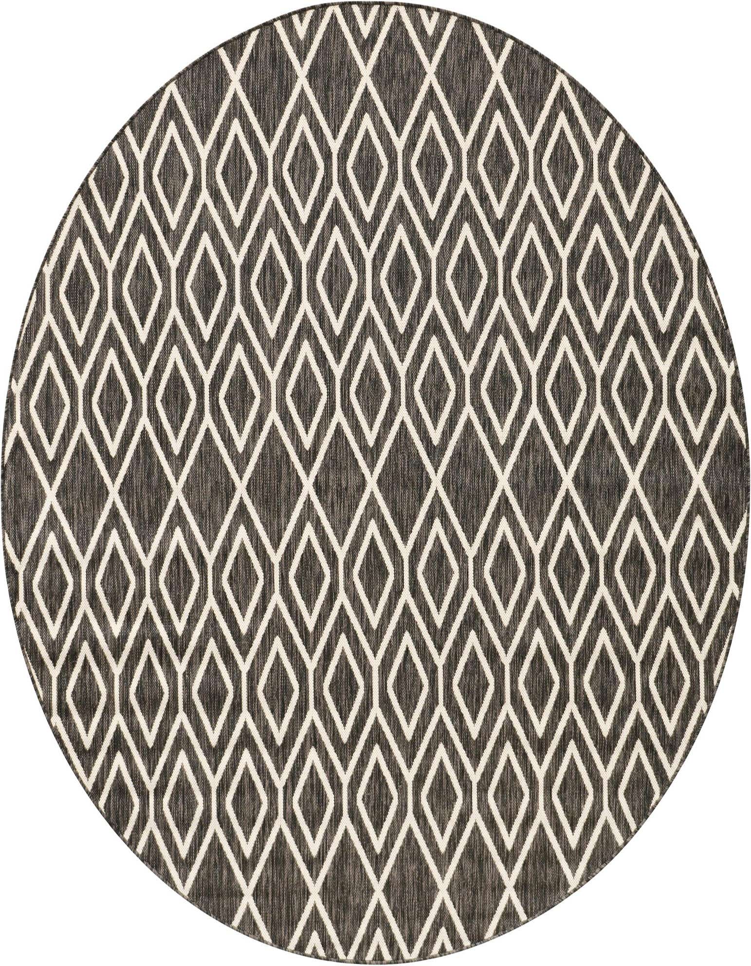 7' x 7' Easy-Clean Jill Zarin Indoor / Outdoor Round Rug