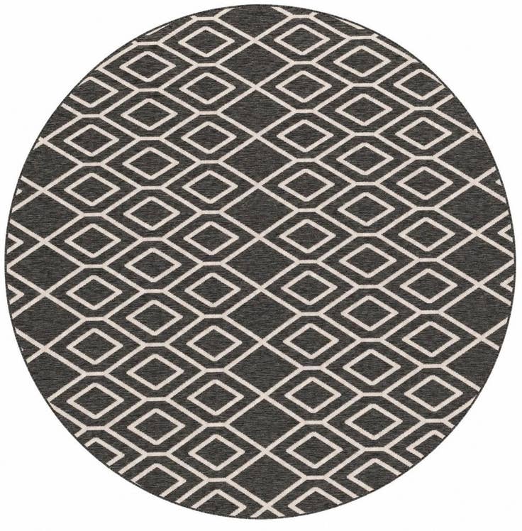 Detail image of 7' x 7' Easy-Clean Jill Zarin Indoor / Outdoor Round Rug