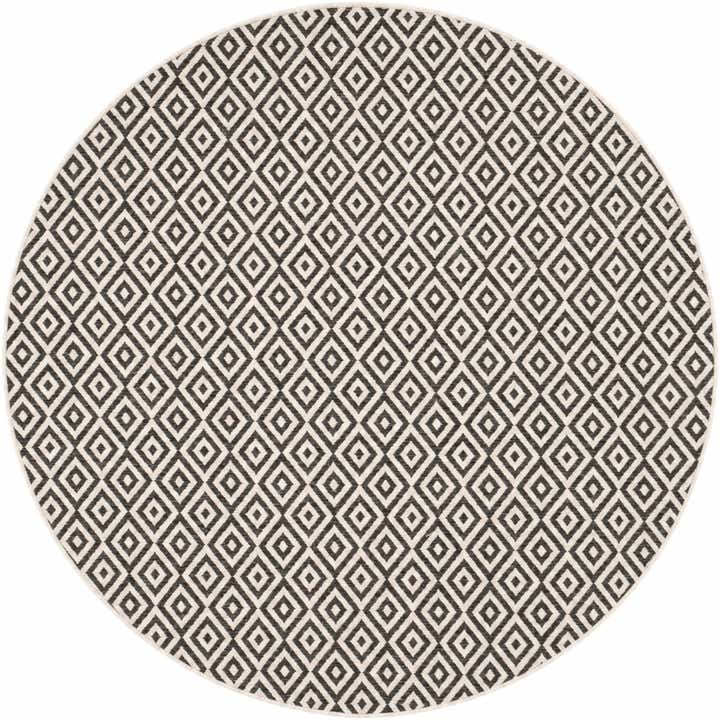 7' x 7' Easy-Clean Jill Zarin Indoor / Outdoor Round Rug