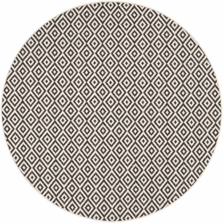 Detail image of 7' x 7' Easy-Clean Jill Zarin Indoor / Outdoor Round Rug
