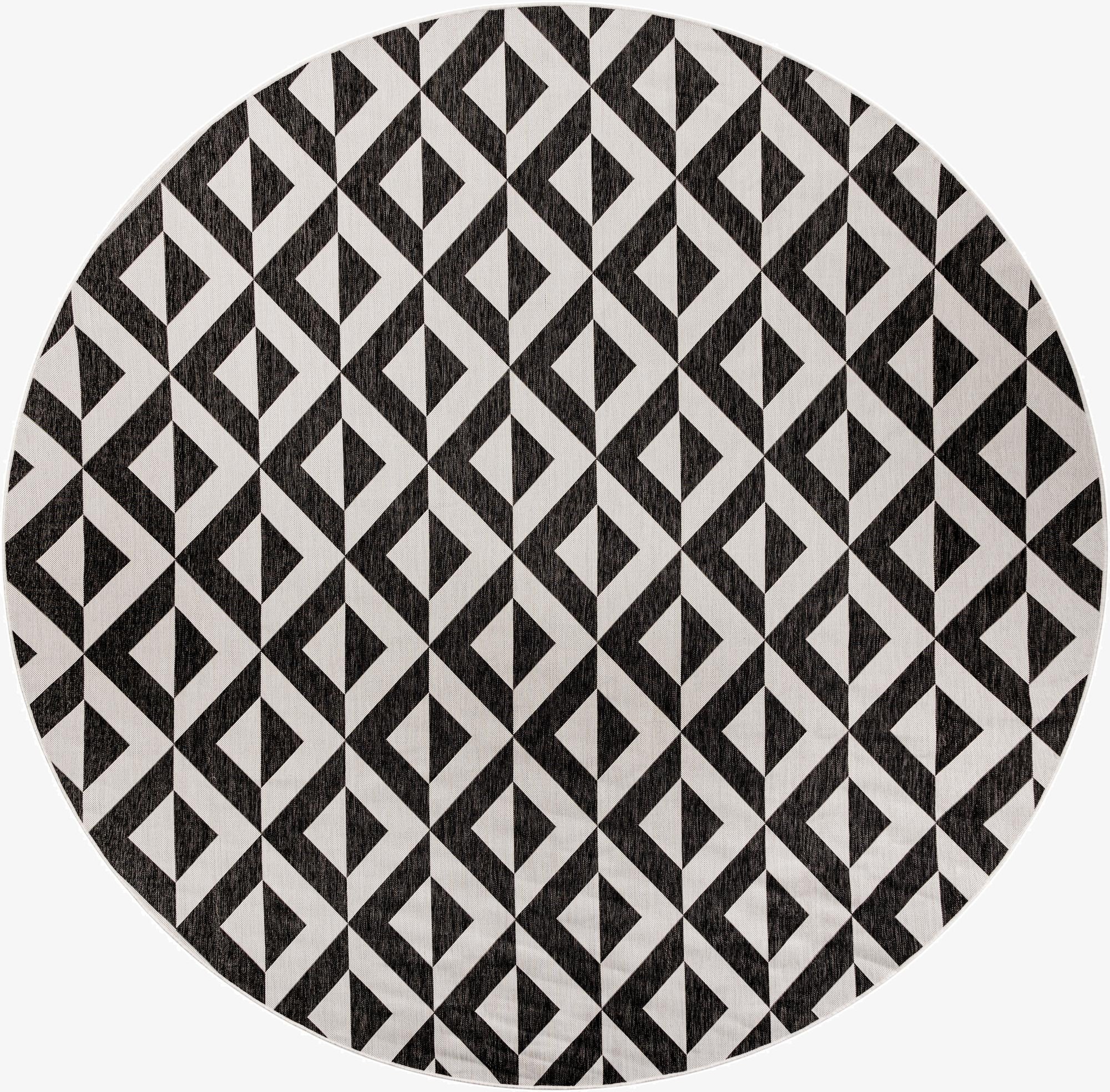12' x 12'  Washable Jill Zarin Napa Indoor / Outdoor Round Rug