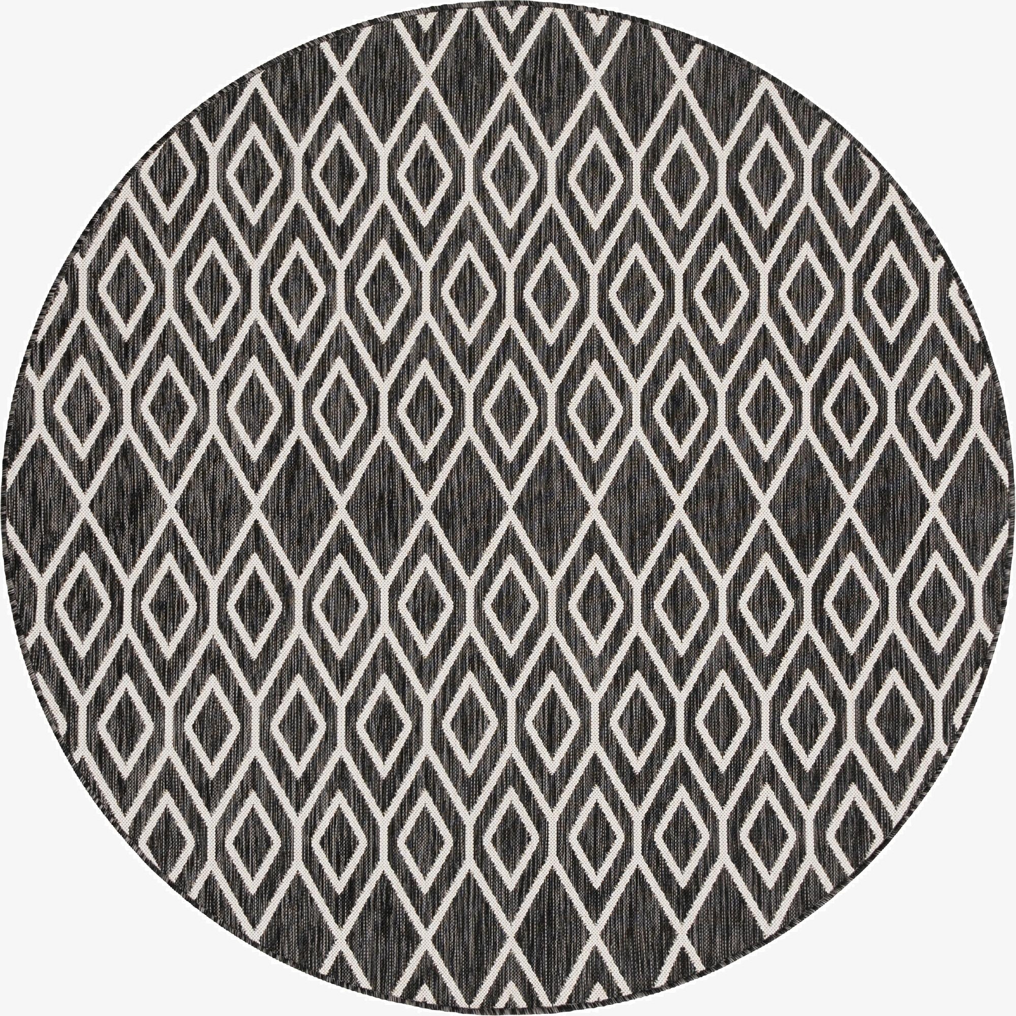 6' 7 x 6' 7  Washable Jill Zarin Turks and Caicos Indoor / Outdoor Round Rug