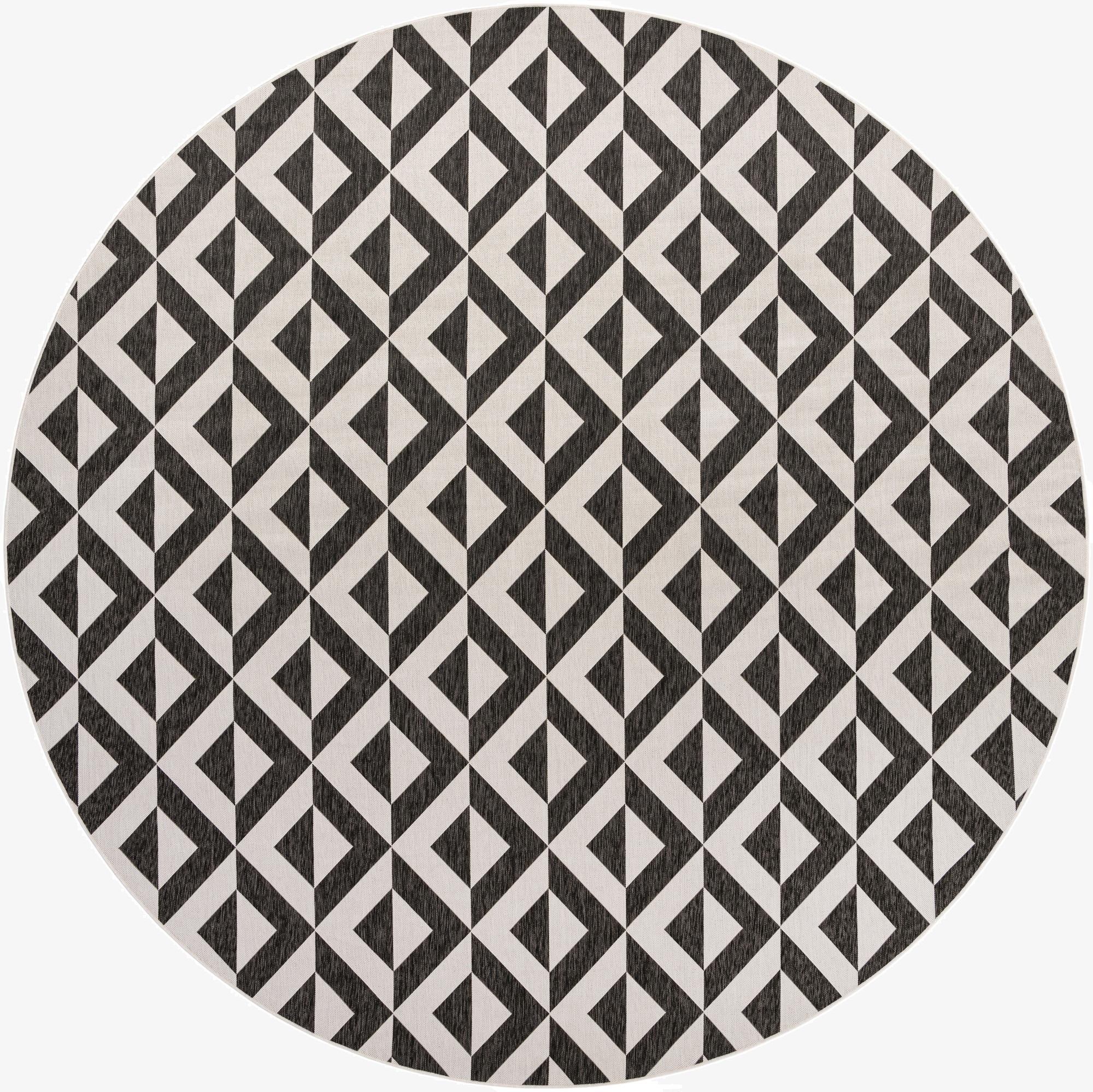 13' x 13'  Washable Jill Zarin Indoor / Outdoor Round Rug