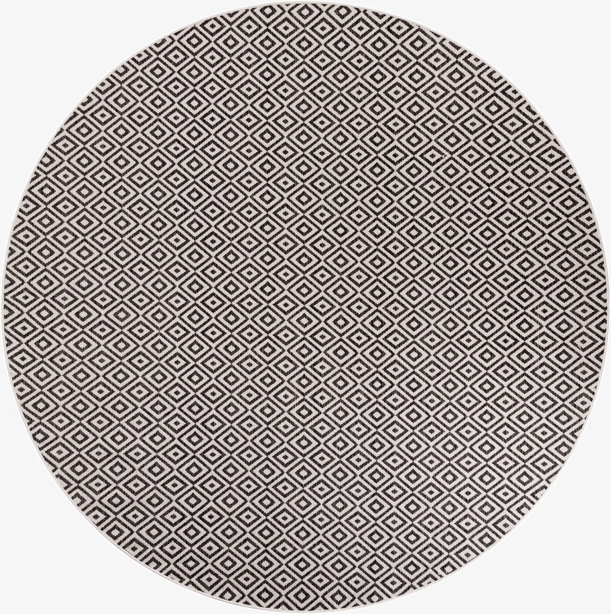 10' x 10'  Washable Jill Zarin Costa Rica Indoor / Outdoor Round Rug