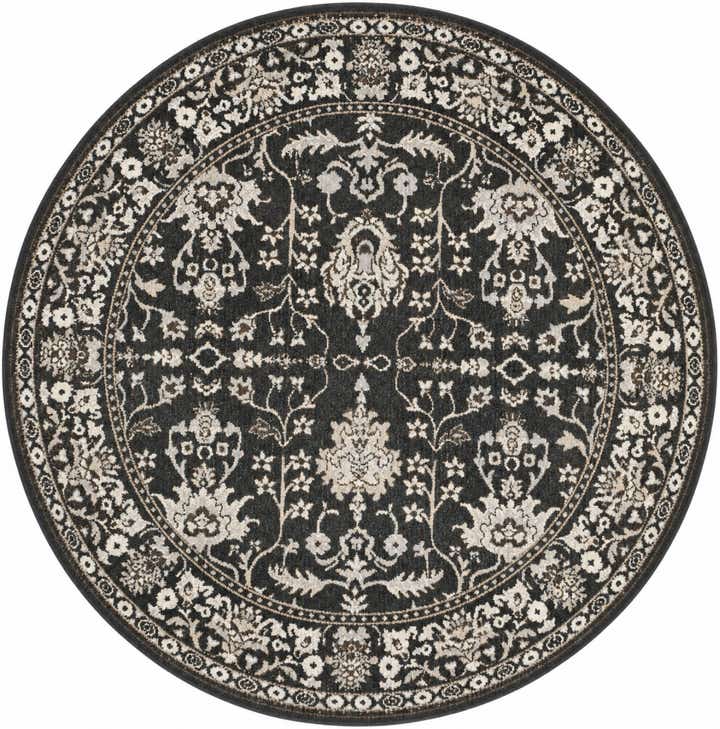160cm x 160cm Kamala Washable Tapis Rond