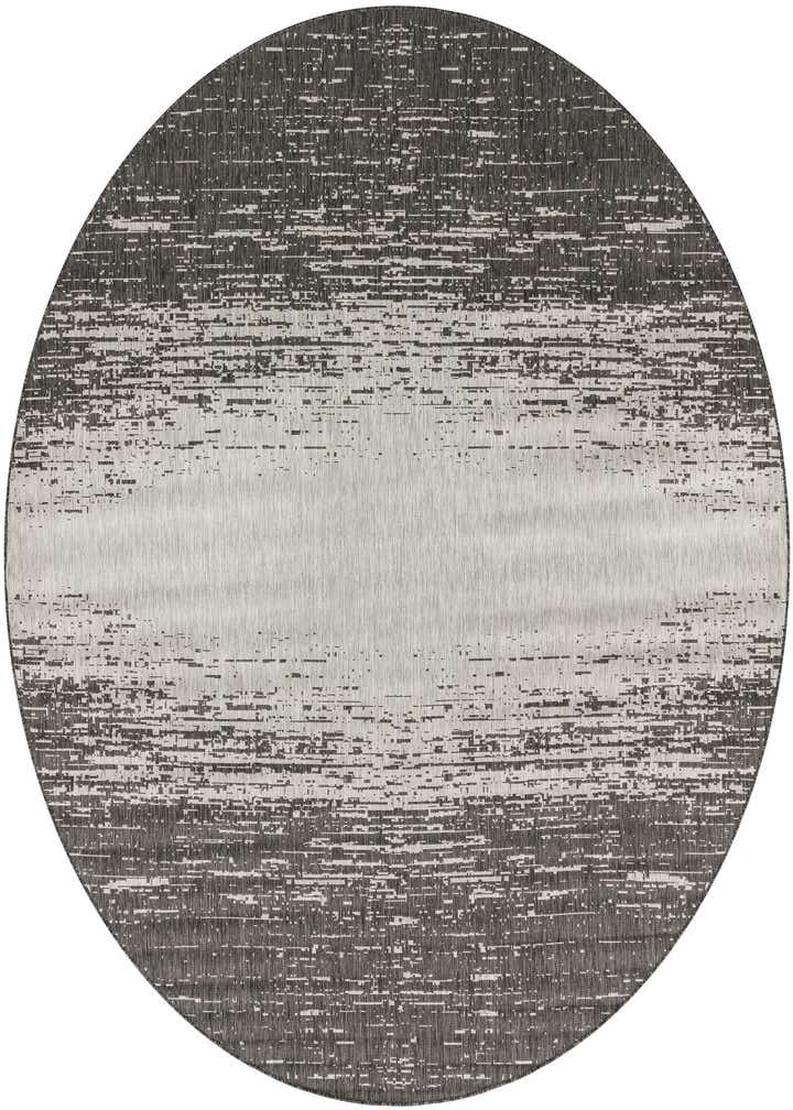 10' 8 x 10' 8 Easy-Clean Modern Indoor / Outdoor Round Rug