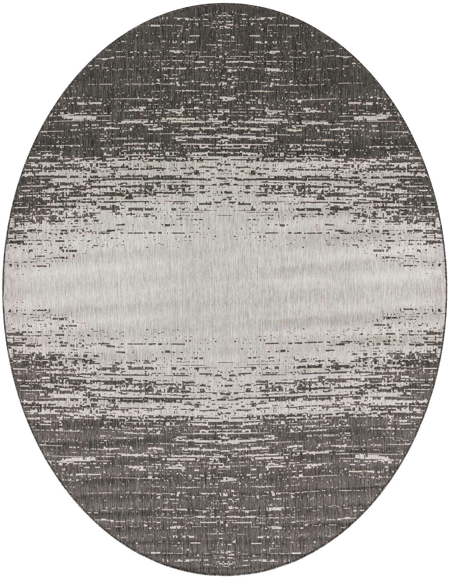10' 8 x 10' 8 Easy-Clean Modern Indoor / Outdoor Round Rug