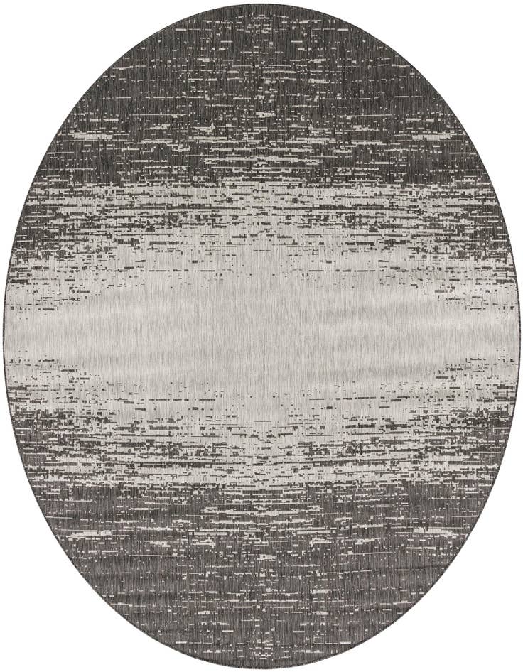 Detail image of 10' 8 x 10' 8 Easy-Clean Modern Indoor / Outdoor Round Rug