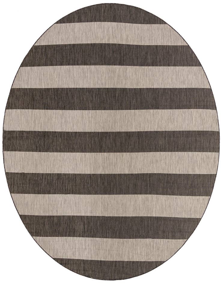 Detail image of 10' 8 x 10' 8 Easy-Clean Ribbon Indoor / Outdoor Round Rug