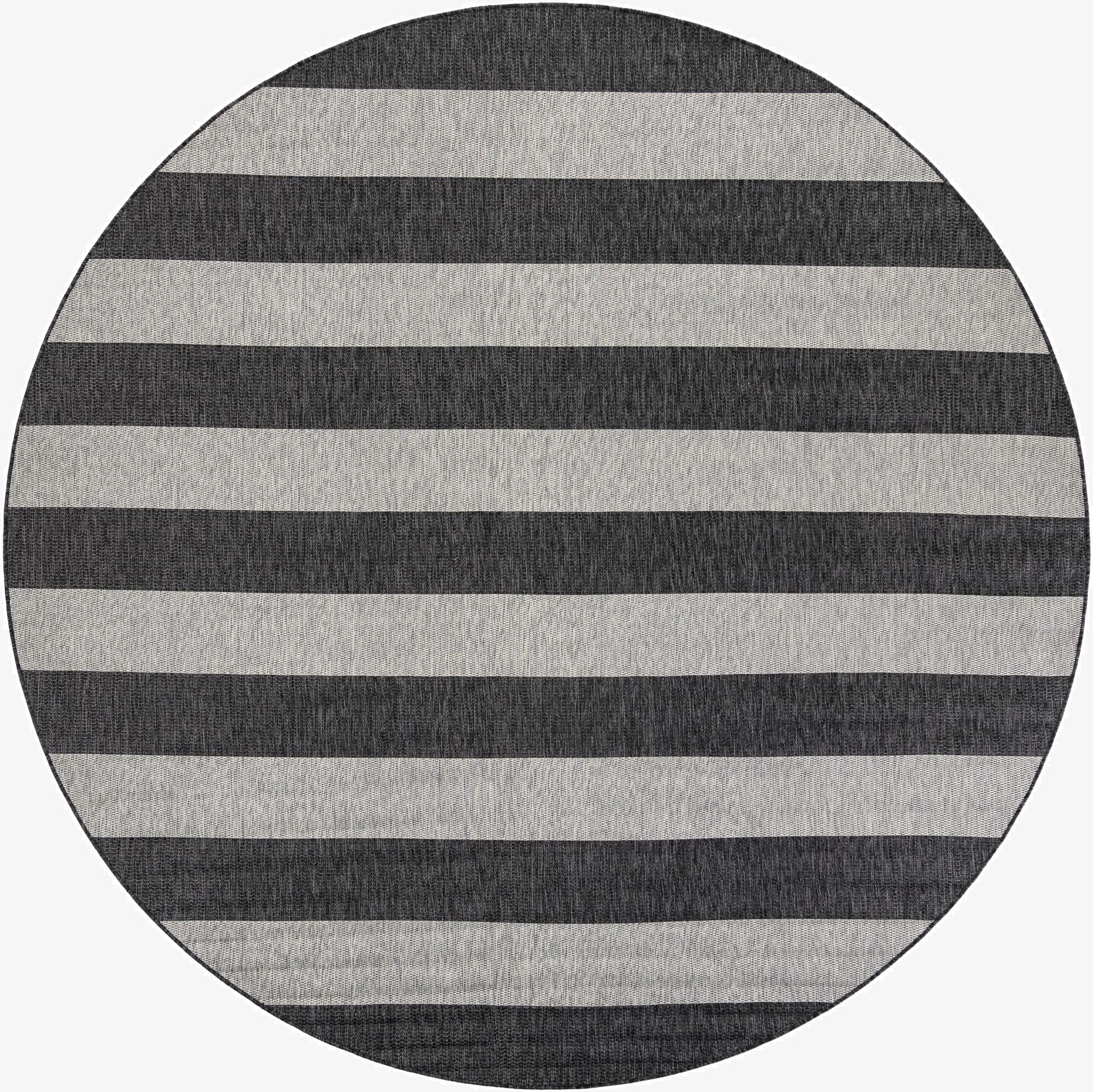10' x 10' Washable Ribbon Indoor / Outdoor Round Rug