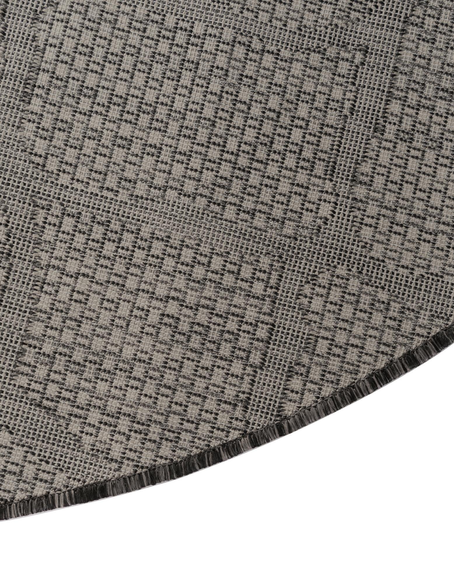 4' x 4' Easy-Clean Safari Indoor / Outdoor Round Rug