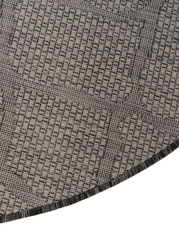 4' x 4' Easy-Clean Safari Indoor / Outdoor Round Rug