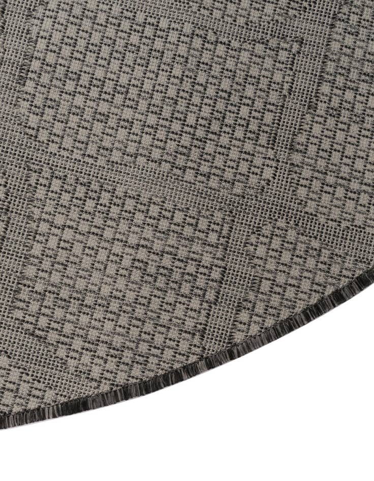 Detail image of 4' x 4'  Washable Safari Indoor / Outdoor Round Rug