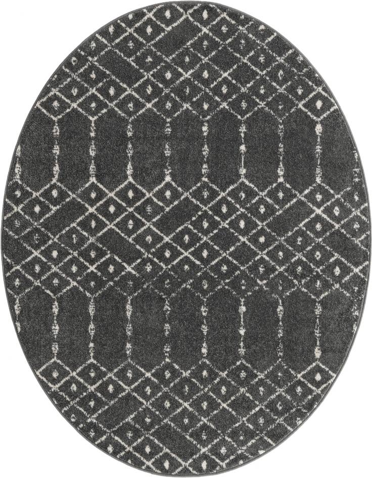 Detail image of 7' 10 x 7' 10 Paxon Trellis Round Rug