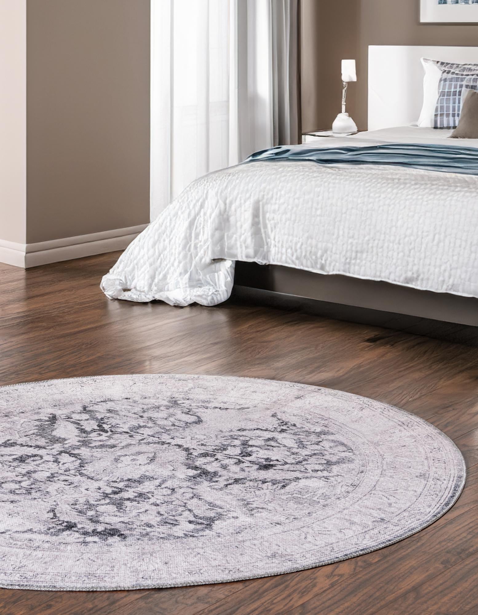 3' 6 x 3' 6 Washable Timeless Round Rug