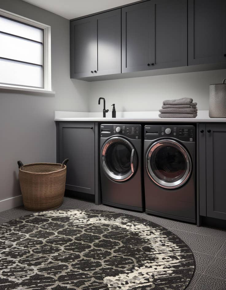 Detail image of 6' x 6' Trellis Round Rug