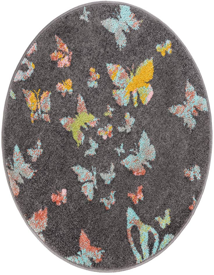 Detail image of 3' 3 x 3' 3 Whimsy Kids Round Rug