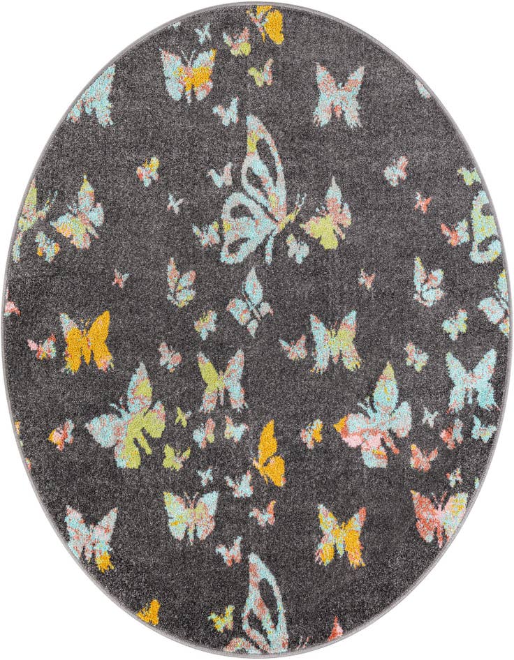 Detail image of 5' x 5' Whimsy Kids Round Rug