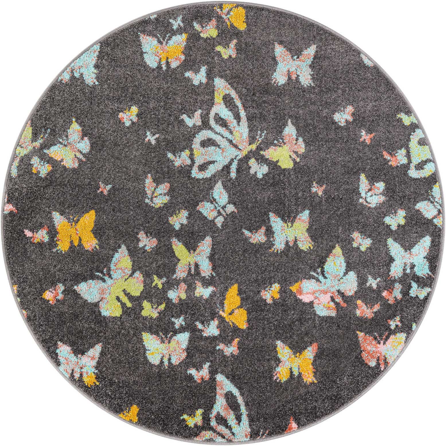 5' x 5' Whimsy Kids Round Rug