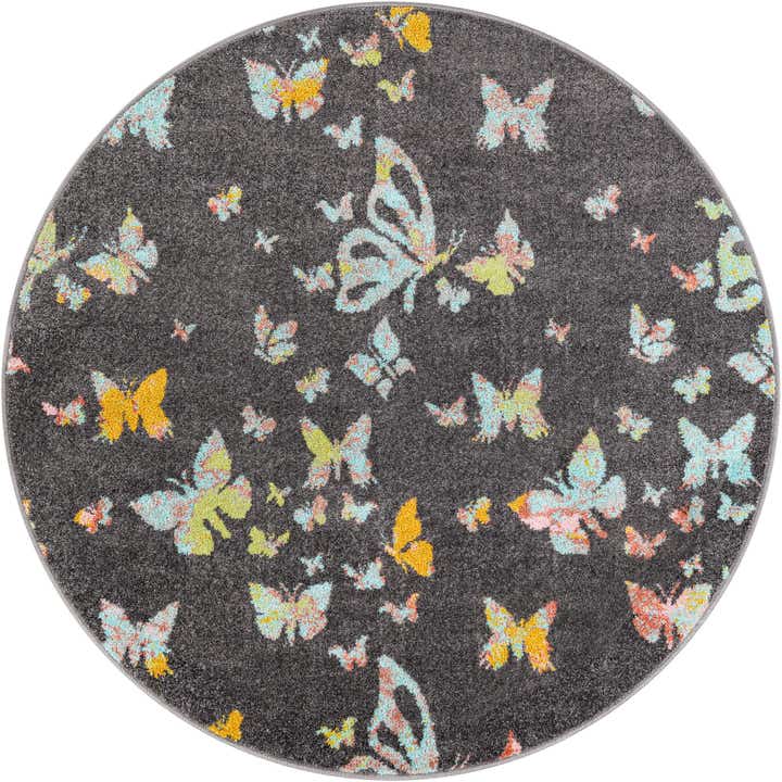 5' x 5' Whimsy Kids Round Rug