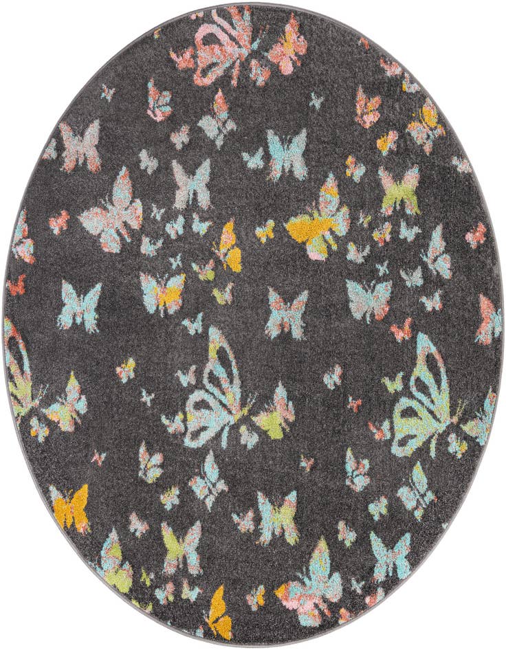 Detail image of 6' x 6' Whimsy Kids Round Rug