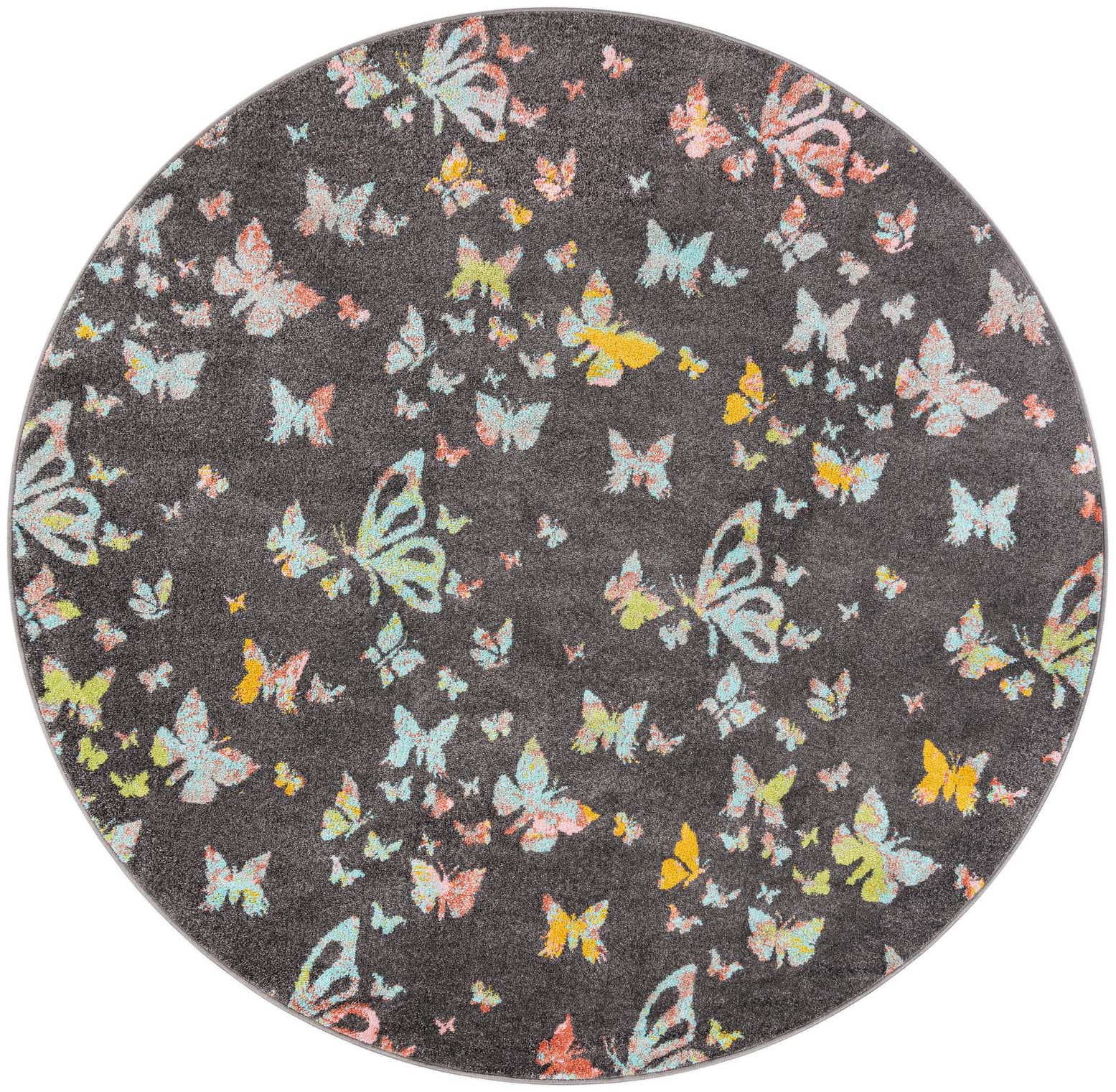 7' 10 x 7' 10 Whimsy Kids Round Rug