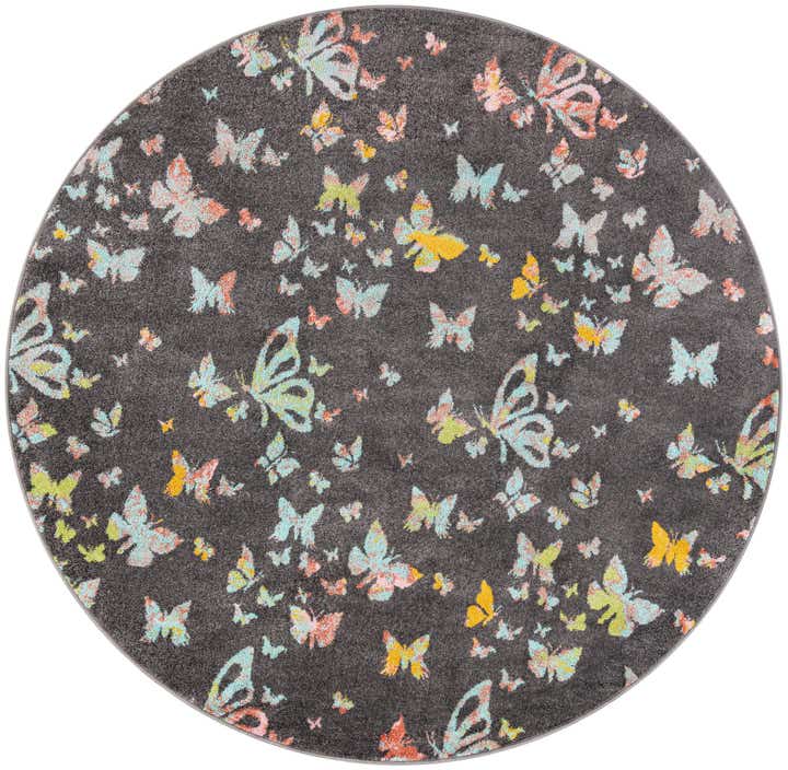 7' 10 x 7' 10 Whimsy Kids Round Rug
