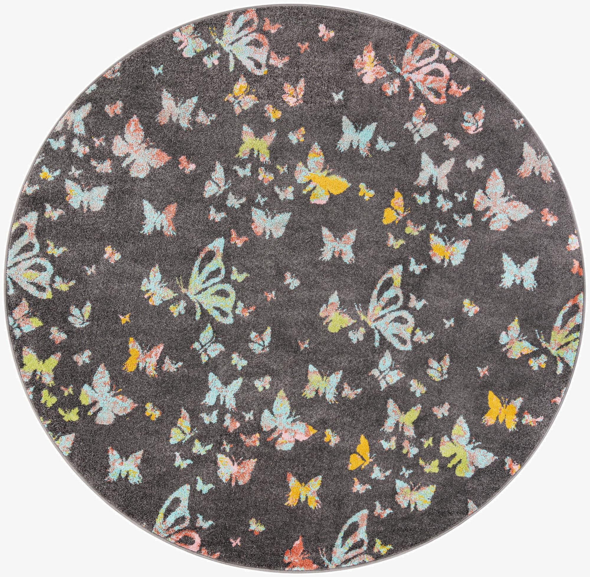 7' 10 x 7' 10 Whimsy Kids Round Rug
