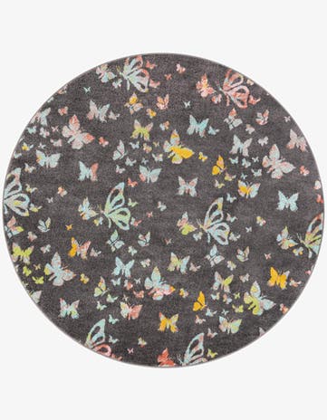 7' 10 x 7' 10 Whimsy Kids Round Rug
