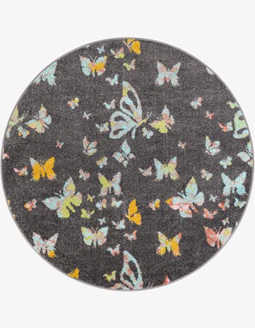5' x 5' Whimsy Kids Round Rug